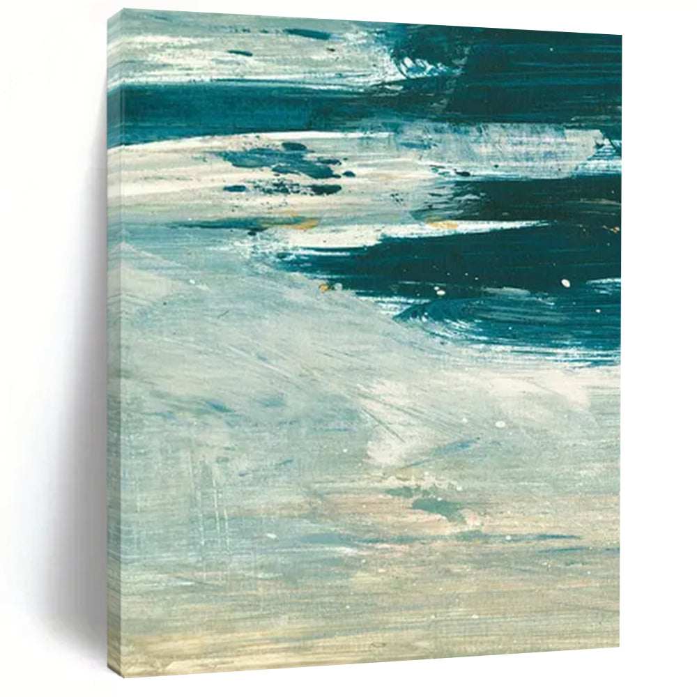 white ocean wall art